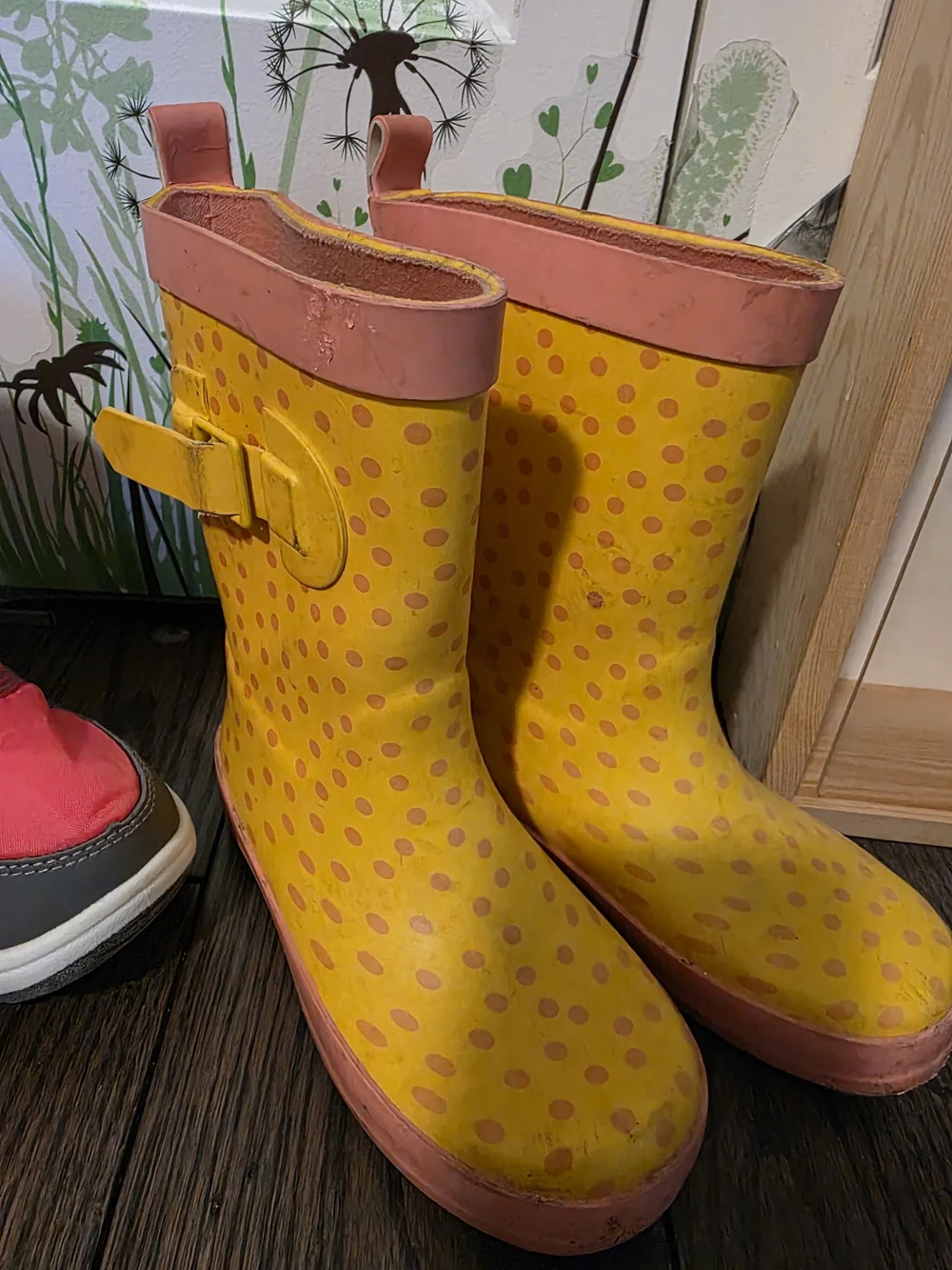 Pink & Gray Kids Winter Boots